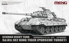 GSI Creos Meng Model 1/72 German Heavy Tank Sd.Kfz.182 King Tiger Porsche Turret