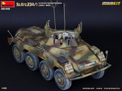 MiniArt 1/35 German Sd.Kfz. 234/1 Early Model Interior Kit #35410