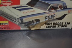 Lindberg 1/25 Scale Model Kit Ramchargers 1964 Dodge 330 SS – Factory Sealed