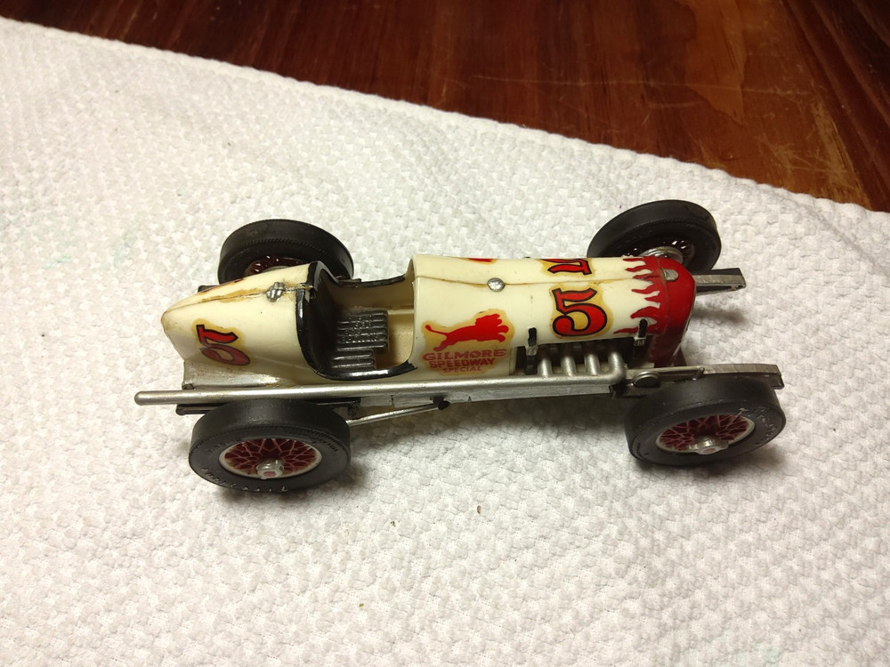 Vintage Gilmore 535 Indianapolis Indy 500 Racing Car Plastic Model Kit Built