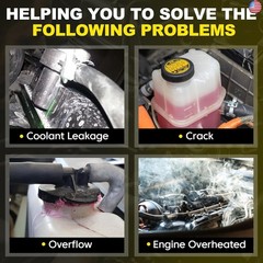 603-973 Coolant Expansion Reservoir Tank with Cap Compatible with Chevy