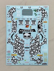 S.K. Decals SK24174 1:24 Merc AMG GT Evo IGTC Spa 24H 2021 Madpanda Decal Sheet