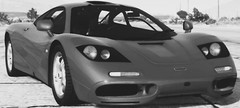 1:12 Mclaren Race Car24Le Man Racing Custom Built Metal Model18Carousel DarkGray