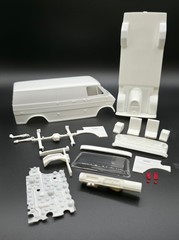 1973-74′ Ford E-100 Econoline Van 1/25th Scale Resin Cast Model Kit Cast By RCRC