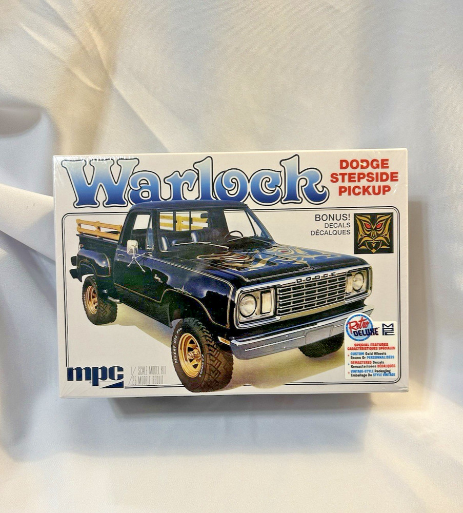 MPC DODGE WARLOCK Stepside PickUp model kit NEW IN FACTORY SEALED BOX