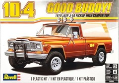 Revell 1979 Jeep J-10 Pickup Truck with Camper Top 1:24 model car kit 14568