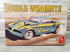 AMT 1953 ’53 HEMI Studebaker DOUBLE WHAMMY 1:25 Model Kit NOB 30107