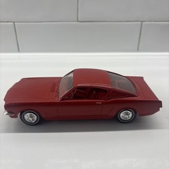 1965 Ford Mustang Fast back dealer promo car model red color (124)
