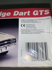 Revell 1/25 Scale Sealed Model Kit ‘69 Dodge Dart GTS Skill 2 1969 Mopar (EX)