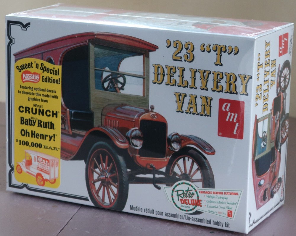1923 ’23 Ford Model “T” Delivery Van model kit 1/25 New Old Stock