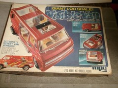 MPC 1/20 GIANT FORD INVISIBLE VAN PLASTIC MODEL CAR KIT – UNBUILT – 23 PHOTOS