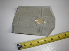 Vintage Star Wars 6 3/4″ long Tie Fighter Wing for parts or restore Free SHIP