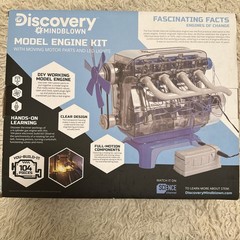 Discovery Mindblown Model Engine Build Kit 4 Cylinder Combustion STEM 104 Piece