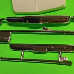1972 GMC Jimmy Blazer 4×4 1/25 AMT Hood Front Rear Chrome Bumpers Model Truck