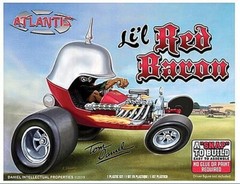 Atlantis Tom Daniel Lil Red Baron – Snap Together Plastic Model Car Kit – 1/32