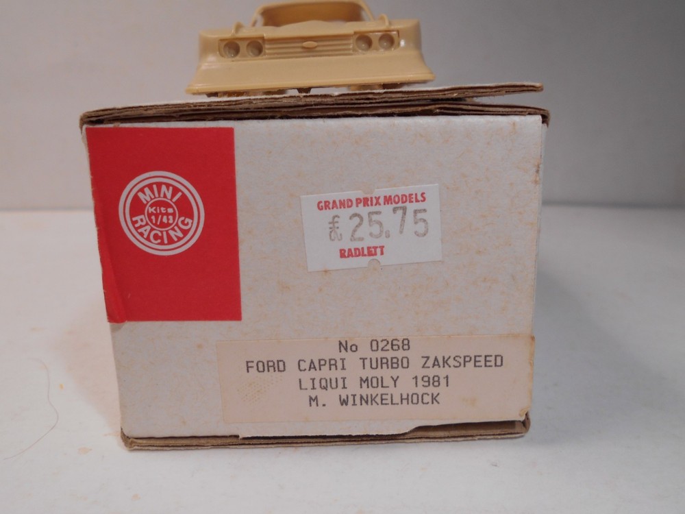 Mini Racing (0268) – 1/43 – Resin Kit – Capri – Zakspeed – Liqui Moly – ’81 -#55