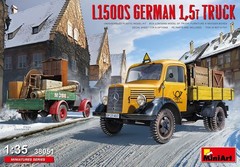MINIART MODELS 1/35 L1500S German 1.5t Truck Model Kit MIA38051