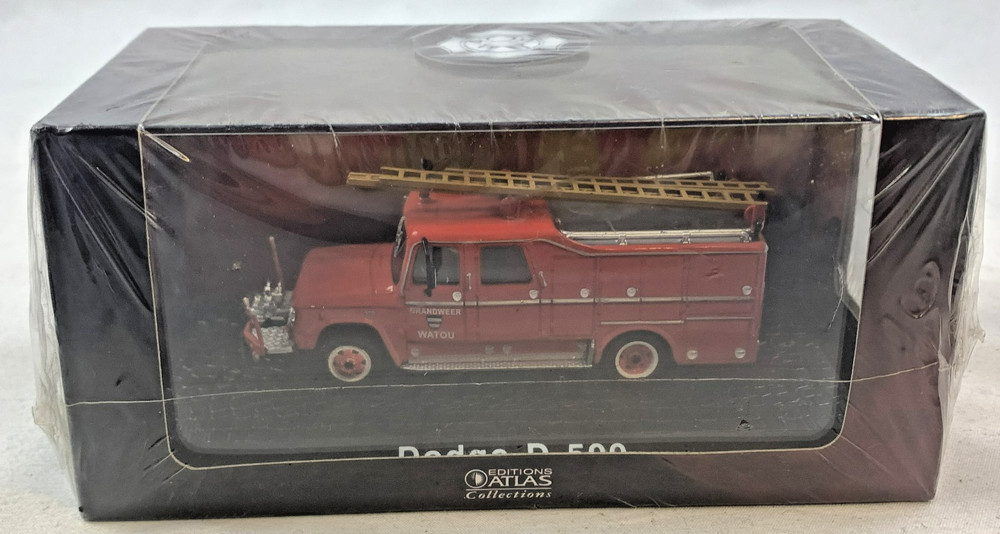 Atlas Editions Collections Dodge D-500 Watou FireTruck 1:72 Diecast Original …