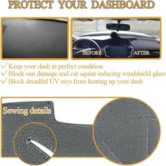 Dashboard Cover Dash Cover Mat Pad Carpet Custom Fit for Ford F250 F350 F450