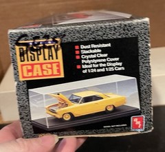 Display Case For Model Cars 1/24 Scale Stackable Polystyrene Cover NIB SE28