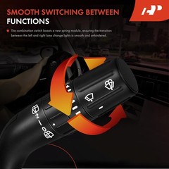 A-Premium Windshield Wiper Switch Assembly Compatible with 2011-2019 Ford