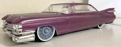 Resin 22 Scale In. Cadillac Resto-mod Wheels, W/Bullets And Whitewalls,1/24 1/25