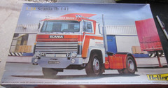 Heller Scania LB 141 Transport Brame Delivery Truck 1:24 Kit NIOB