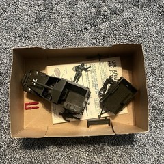 1976/79 Monogram SnapTite US Army Half-Track Model Kit VINTAGE Assembled