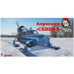 Military Wheels 7262 Soviet aerosan Sever-2 (North-2) model kit 1/72 scale