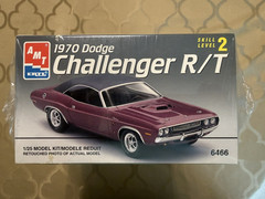 1970 Dodge Challenger R/T AMT 6466 Plastic Model Kit 1:25 Sealed