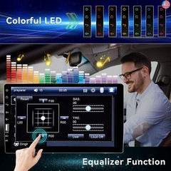 Single Din Car Stereo with Bluetooth 9 Inch HD Touch Screen Car Stereo with