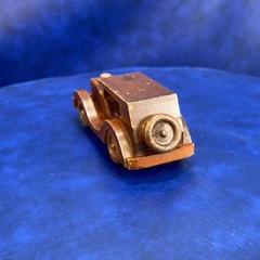 Vtg Wood Old Time Car Model 20s – 30s Style Auto Collectible Wooden Automobile