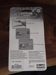 2014 Revell Pinewood Derby (2) Wedges And Wheels, Chassis, Bar And Coil Weights
