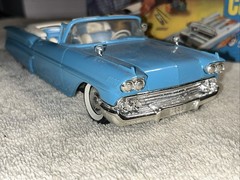 VERY RARE!! Vintage SMP 1958 Chevrolet Impala CONVERTIBLE Model Car Kit. NICE!!
