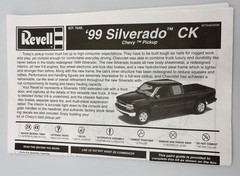 Revell, ’99 Silverado CK Chevy Pickup, Truck, 1/25 Scale, Model Kit, 85-7646.