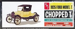 AMT 1167 FORD 1925 MODEL T CHOPPED T 1/25 MODEL KIT BUILD 2 CARS FACTORY SEALED