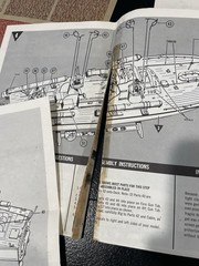 Vintage Revell Lindberg Walthers Model Kit Instructions More