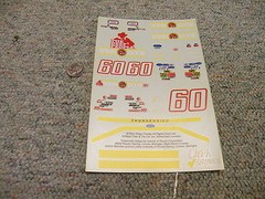 Blue Ridge decals 1/24 1/25 Winn Dixie Beef People #60 Thunderbird Chek K33