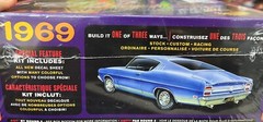 AMT 1217 1969 Ford Torino Cobra 3n1 KIT 1/25 MODEL CAR MOUNTAIN FS