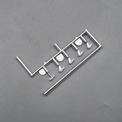 Revell 1/32 Mack R-Model Parts Kit Bash Chrome Pieces #33 #34