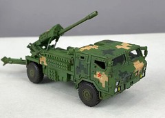 1/72 China PLA PCL-161 122mm Vehicle Mounted Howitzer Jungle Digital Resin Model