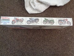 LINDBERG BMW 750cc Motorcycle Plastic Model Kit 1221 Vintage 1975 SEALED!