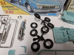 Jo-han ’64 Plymouth Belvedere Richard Petty Model Kit 1/25 Scale