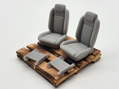 Custom Muscle Car Diamond Stitch seats for 1/24 and 1/25 scale model cars 2pac