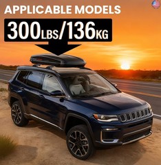 Soruci 300lbs Roof Rack Cross Bars Fit for 2021-2026 Jeep Grand Cherokee L
