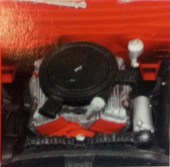 62 CHEVY IMPALA SS CONV – ENGINE BAY DETAILS – AMT – MODEL CAR KIT PARTS LOT