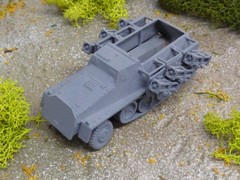 Roco Minitanks 1/87 Modified WWII German SWS/251 Halftrack W/Rockets Lot#9561B©