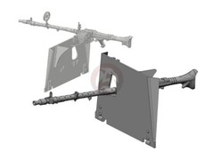 Rado 1/35 Gun Shield w/MG 34 for StuG III-IV (2 guns & 1 sh.) (for RFM) RDM35S27