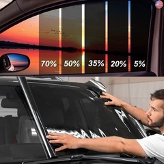 TOYOCO Window Tint Film for Cars, 5% VLT 24″ in x 15’Ft Ceramic Window Tints,