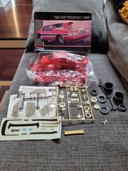 1986 Monogram 1/24 Red Hot Pro Street T-Bird Thunderbird KIT 2738 Unbuilt